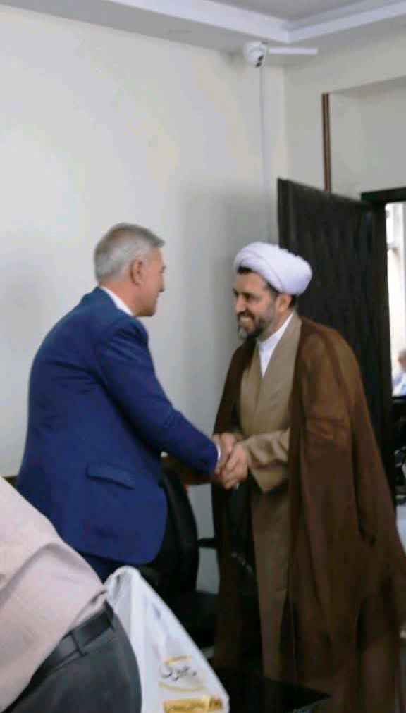 دیدار مسئول آتش‌نشانی اسلامشهر و معاونین با امام جمعه محترم شهر