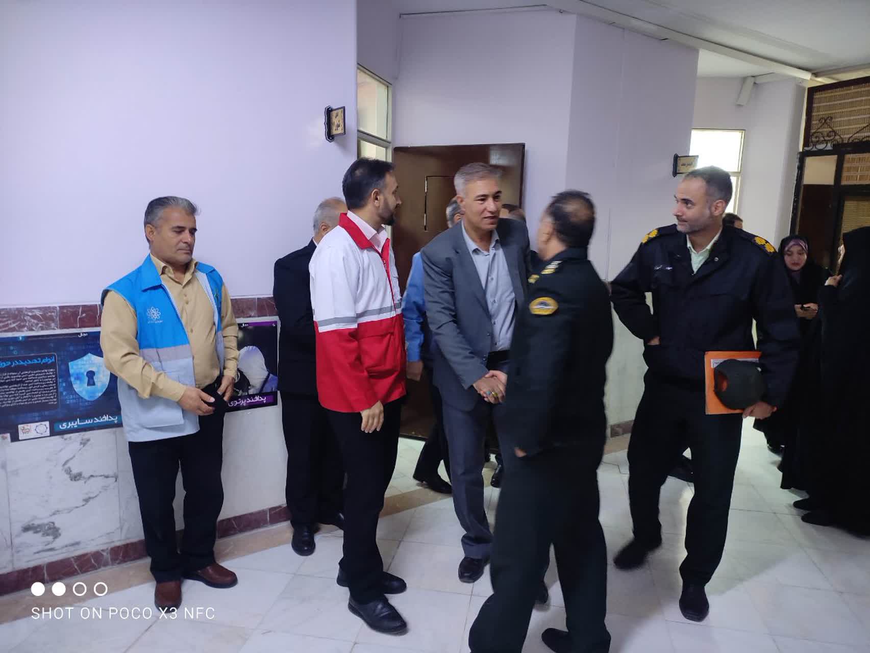 مانور همگانی زلزله و ایمنی در مدارس اسلامشهر برگزار شد