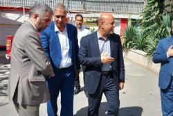 بازدید سرزده فرماندار محترم از سازمان آتش‌نشانی به مناسبت 7 مهر روز آتش نشانی